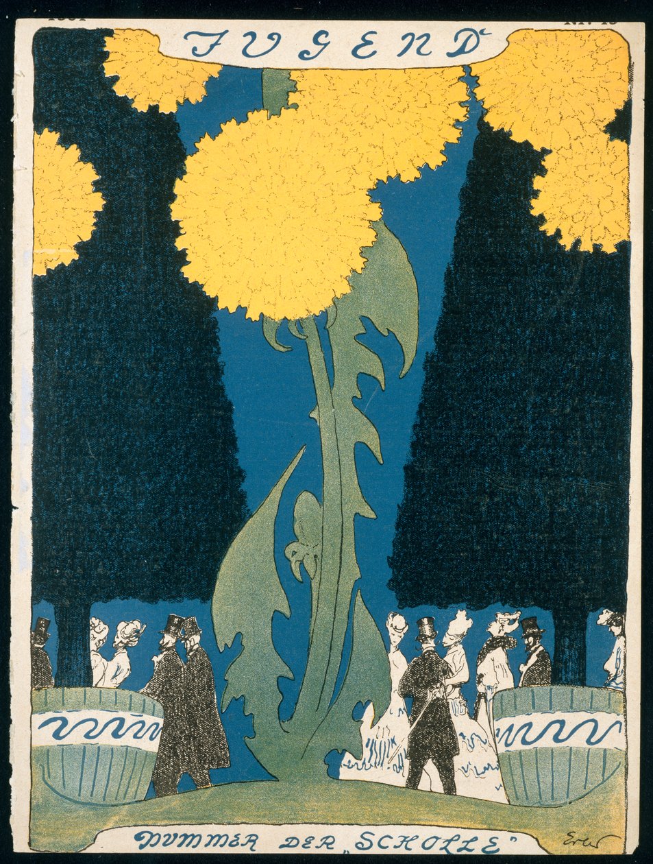 Portada de la revista Jugend de German School