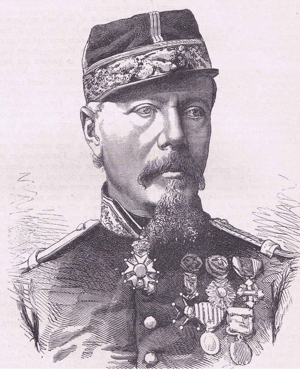 General Cremer, Historia de la guerra entre Francia y Alemania de Cassell, publicada por Cassell and Company Limited, c.1890 de German School