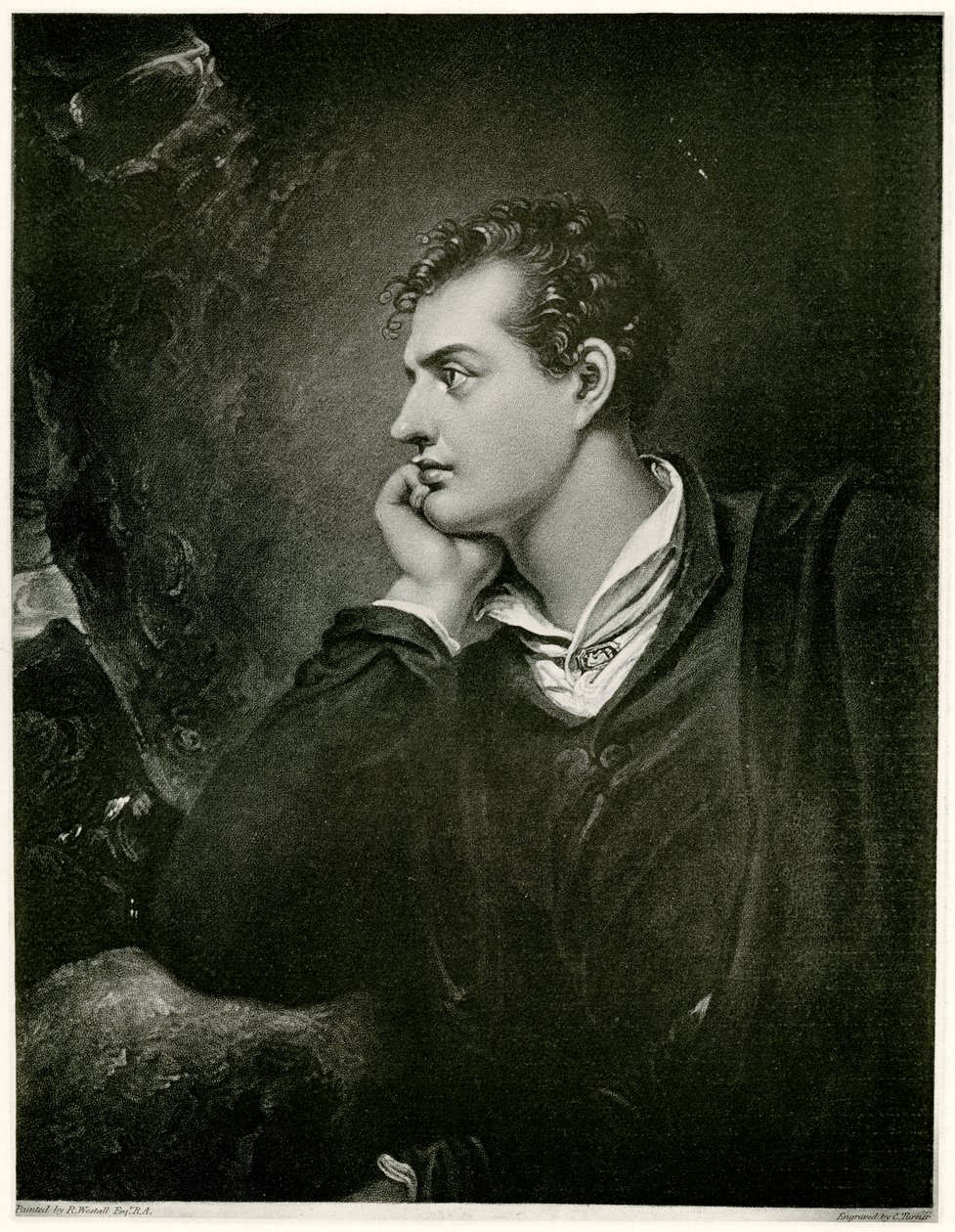 George Noel Gordon Lord Byron de German School