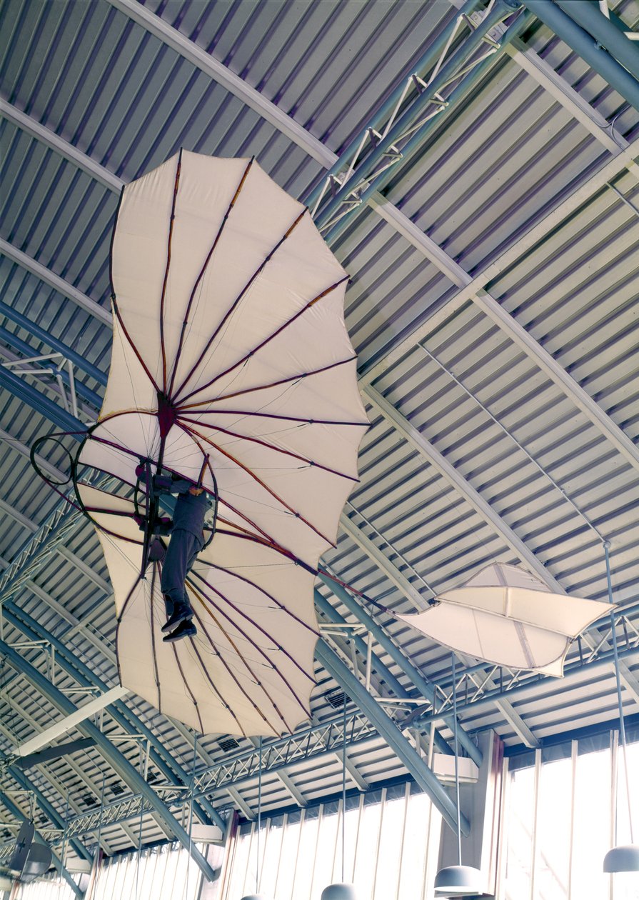 Planeador hecho para Otto Lilienthal (1848-96) c.1891 de German School