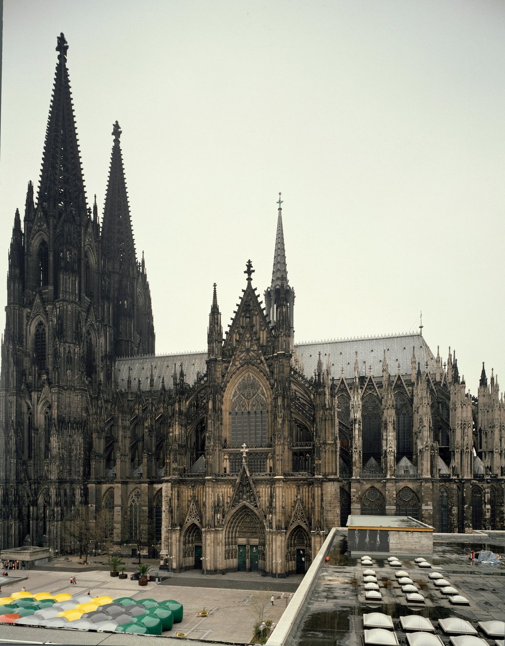 Arte gótico: Vista de la Catedral de Colonia construida entre 1248 y 1560. Alemania de German School