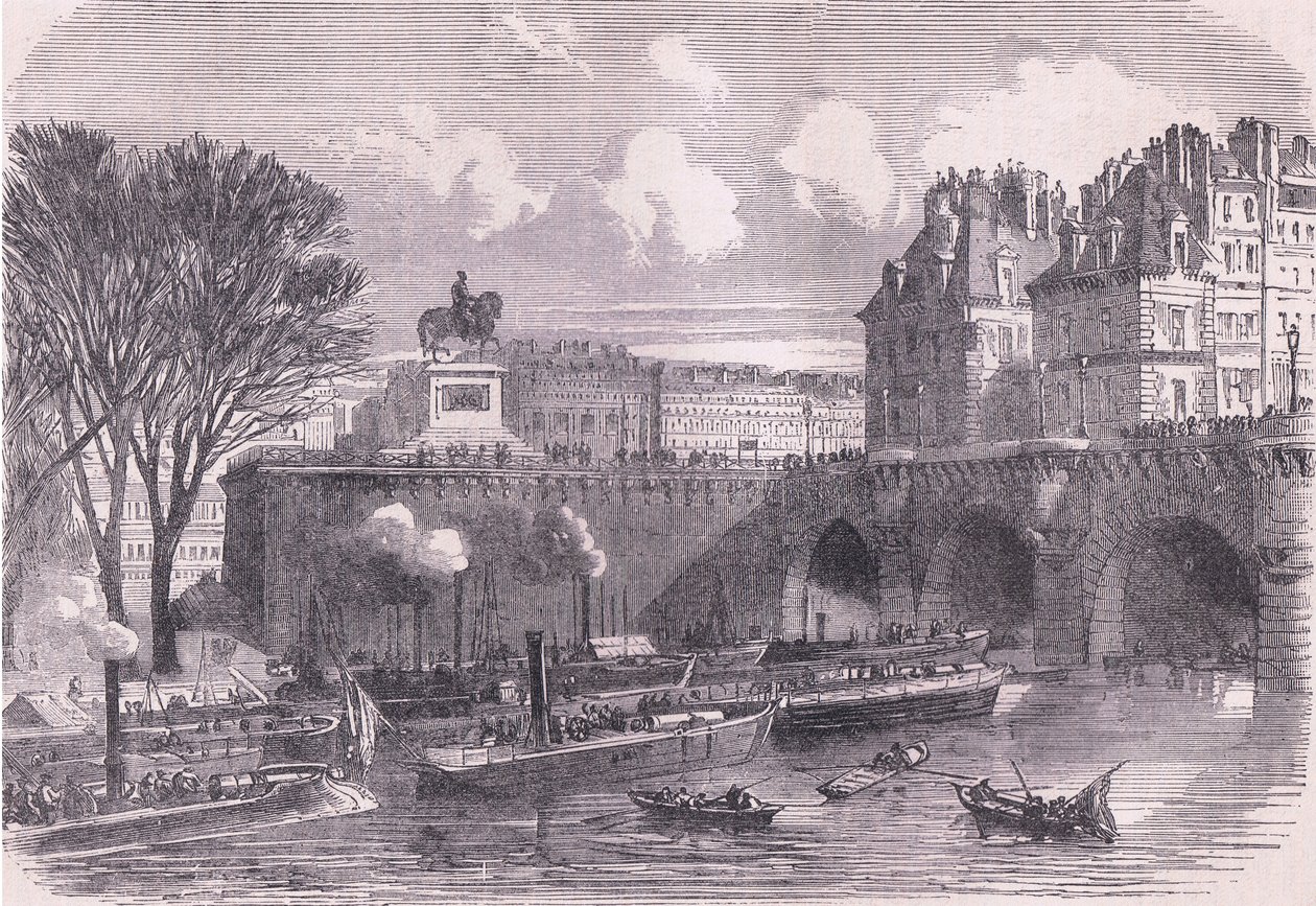 Barcos de guerra en el Sena de German School