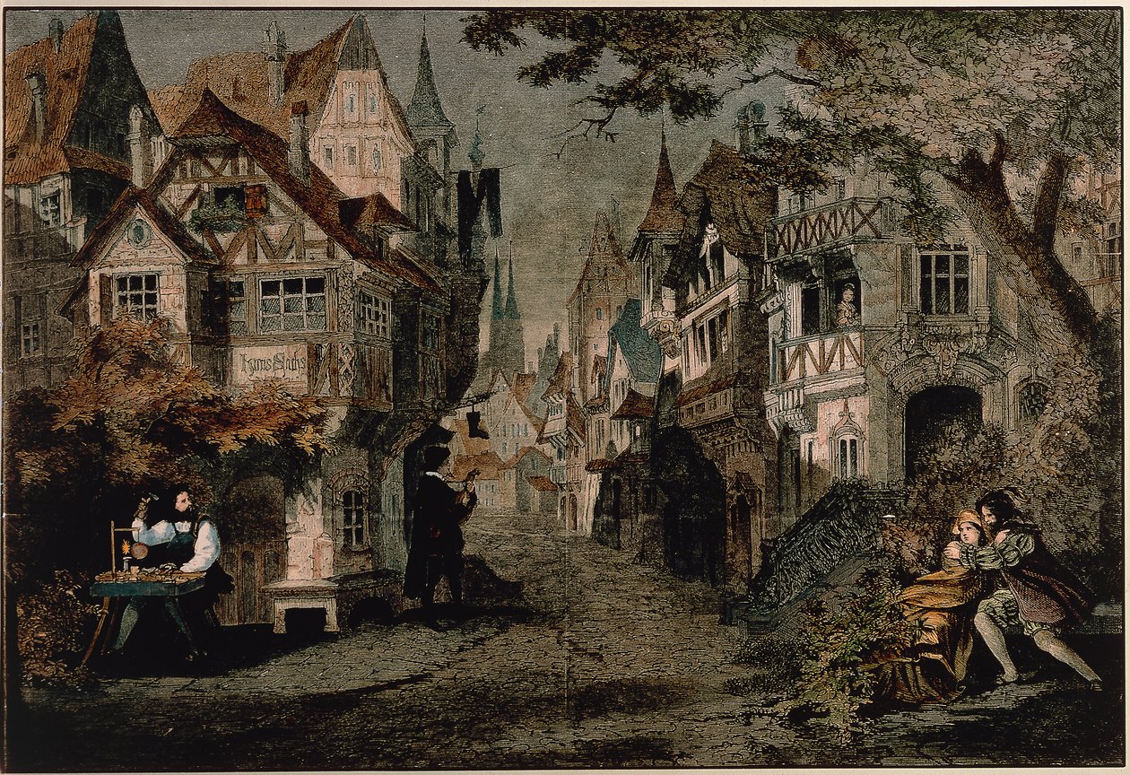 Hans Sachs, Escena 2 de 