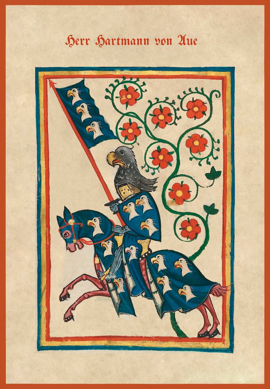 Hartmann von Aue, Cancionero medieval (vitela) de German School