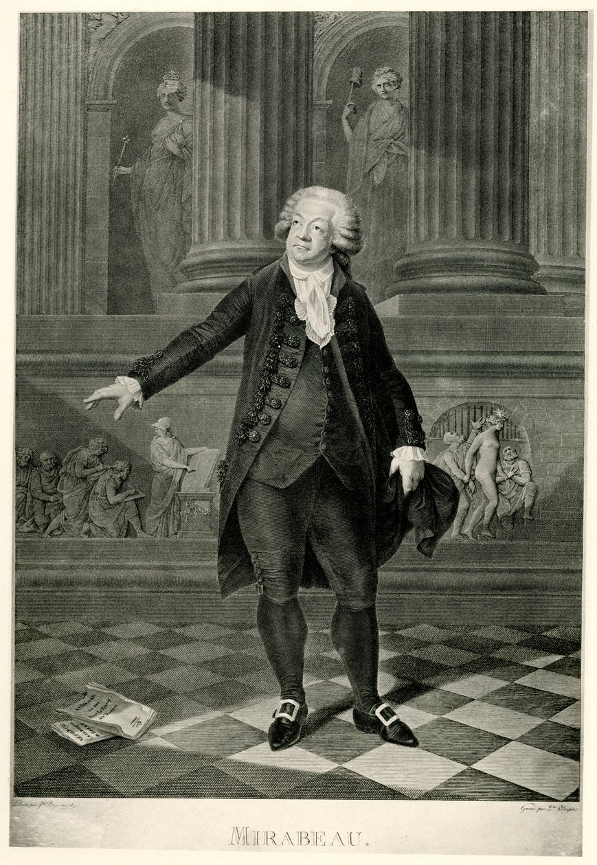 Honoré Gabriel de Riqueti, conde de Mirabeau de German School