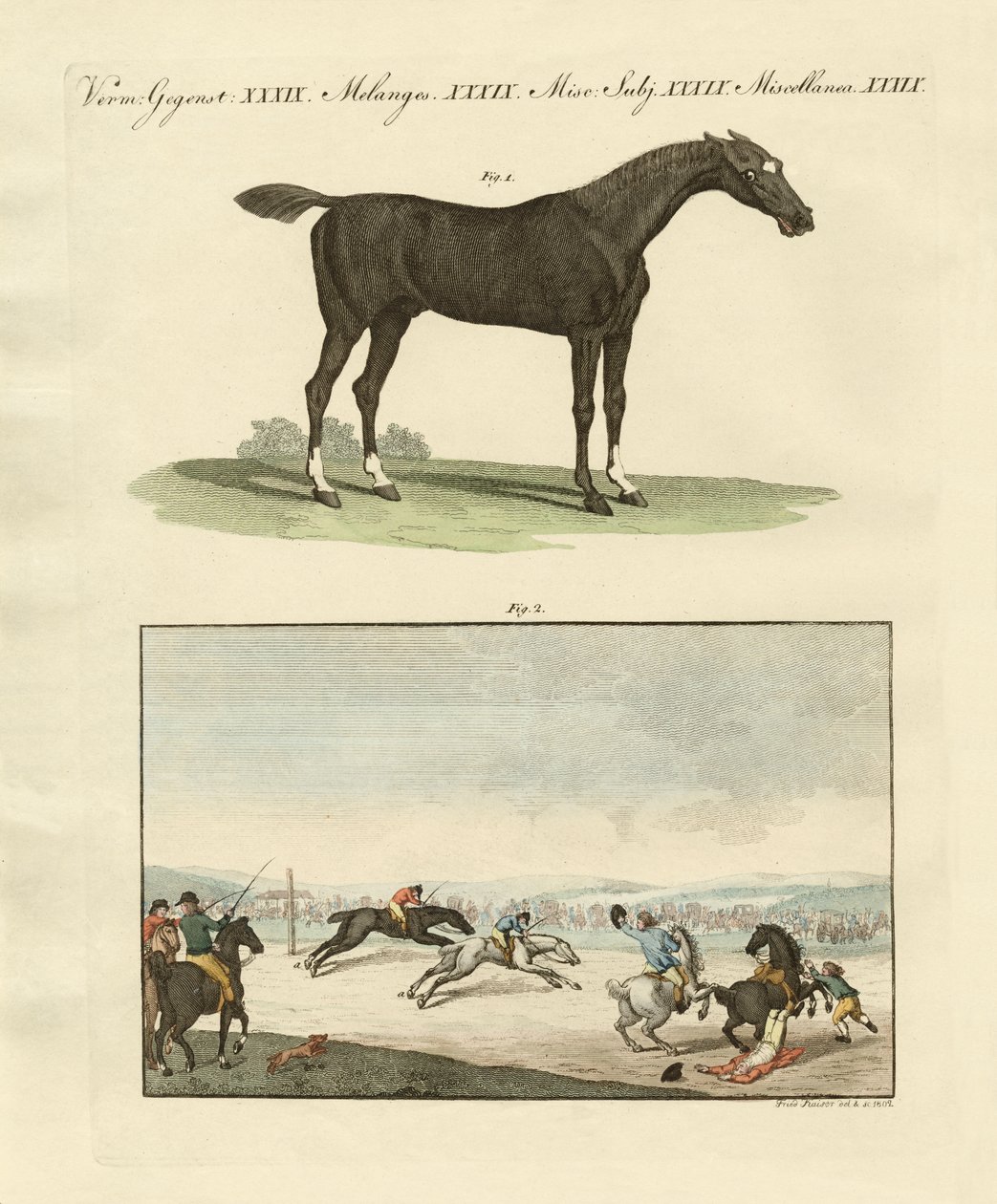 Carreras de caballos en Inglaterra de German School