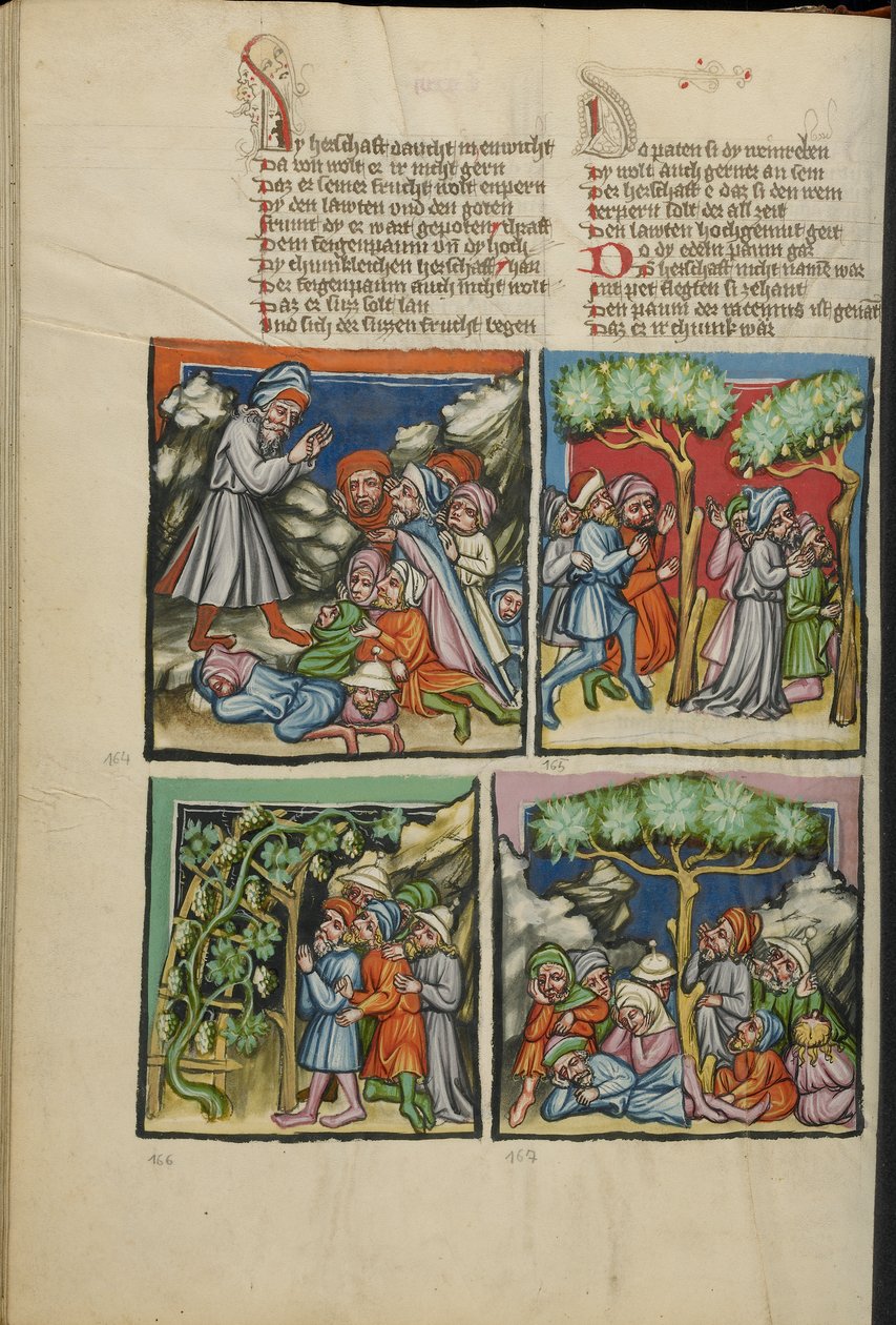 Iluminaciones de Weltchronik Ms 33 fol. 135v de German School
