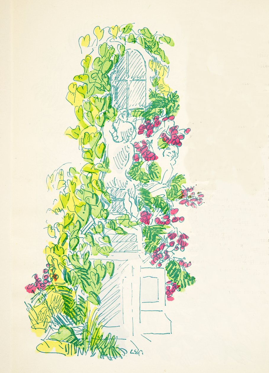 Ilustración de Styl, pub.1922 de German School