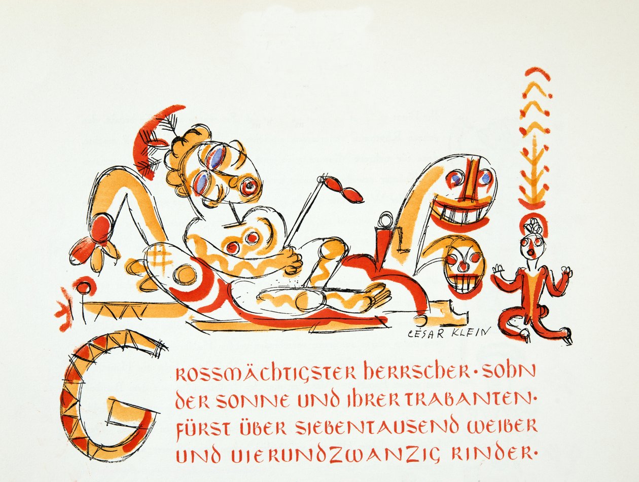 Ilustración de Styl, pub.1922 (pochoir print) de German School