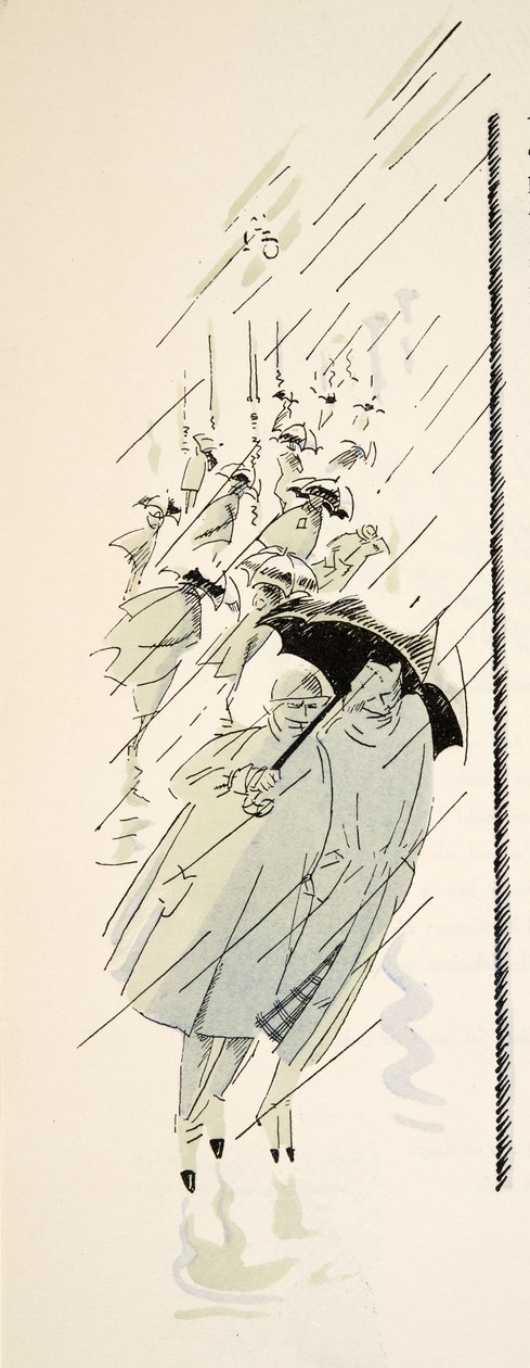 Ilustración de Styl, pub.1922 (pochoir print) de German School