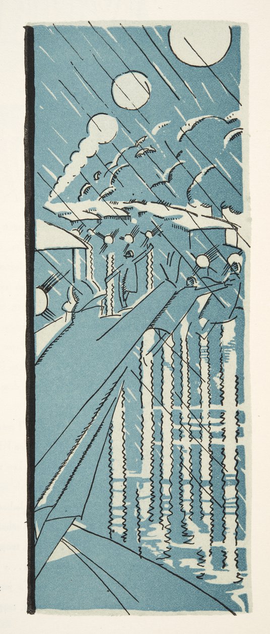 Ilustración de Styl, pub.1922 (pochoir print) de German School