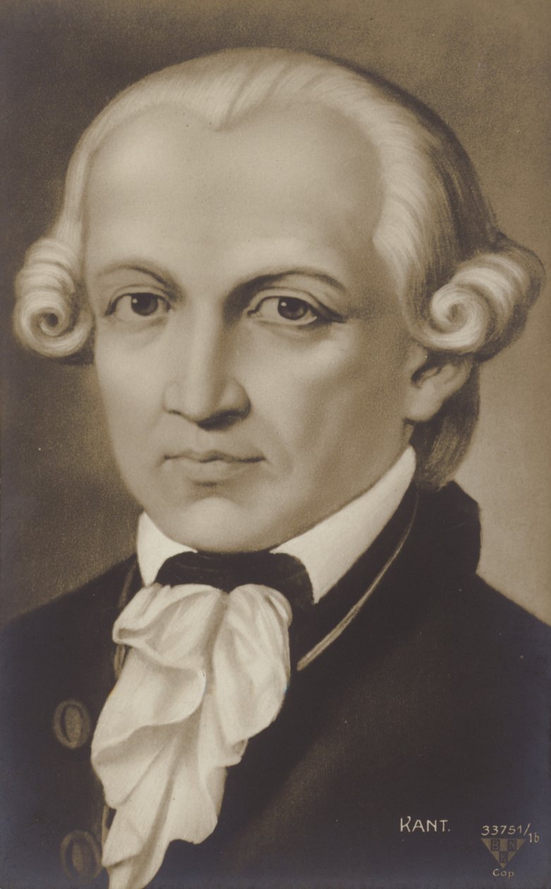 Immanuel Kant (litografía) de German School