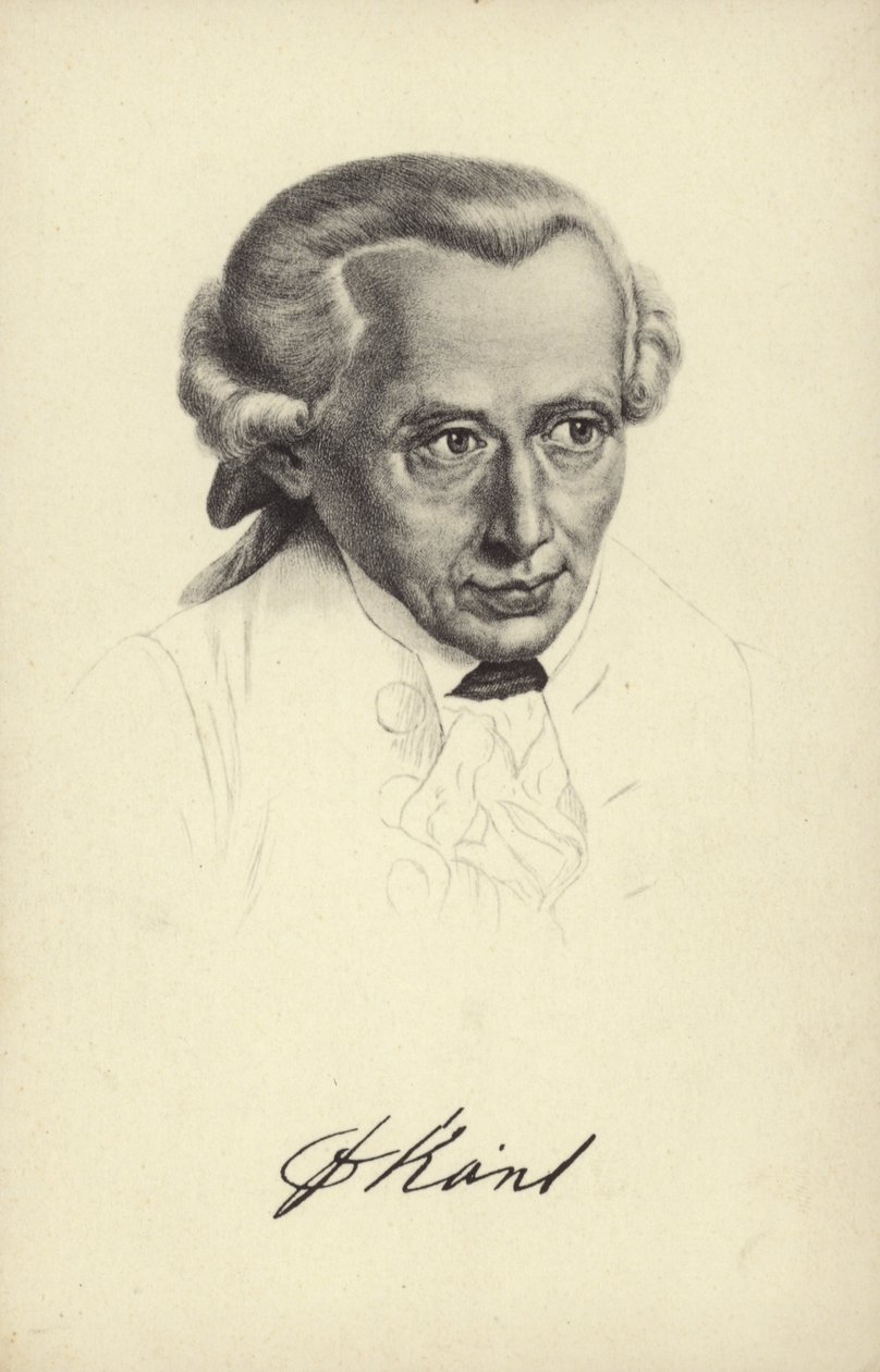 Immanuel Kant (litografía) de German School