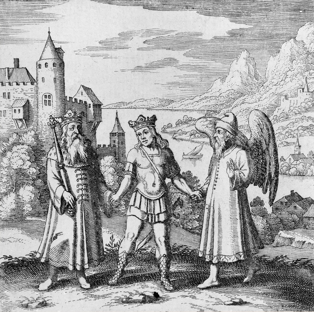 Rey y espíritu sano guían al príncipe del Musaeum Hermeticum de German School
