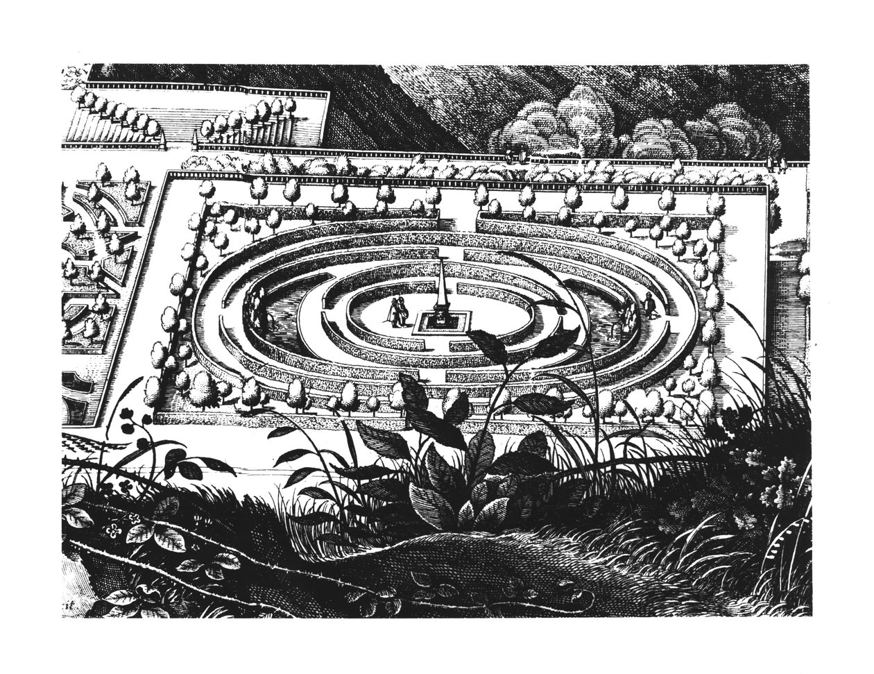 Laberinto en Heidelberg, Hortus Palatinus de German School