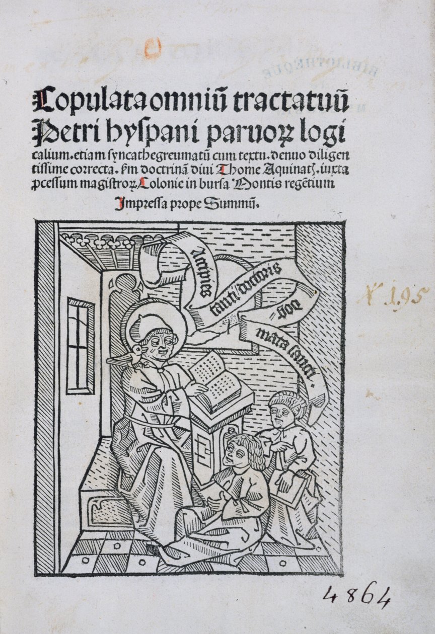 Maestro y alumnos, 1490 de German School