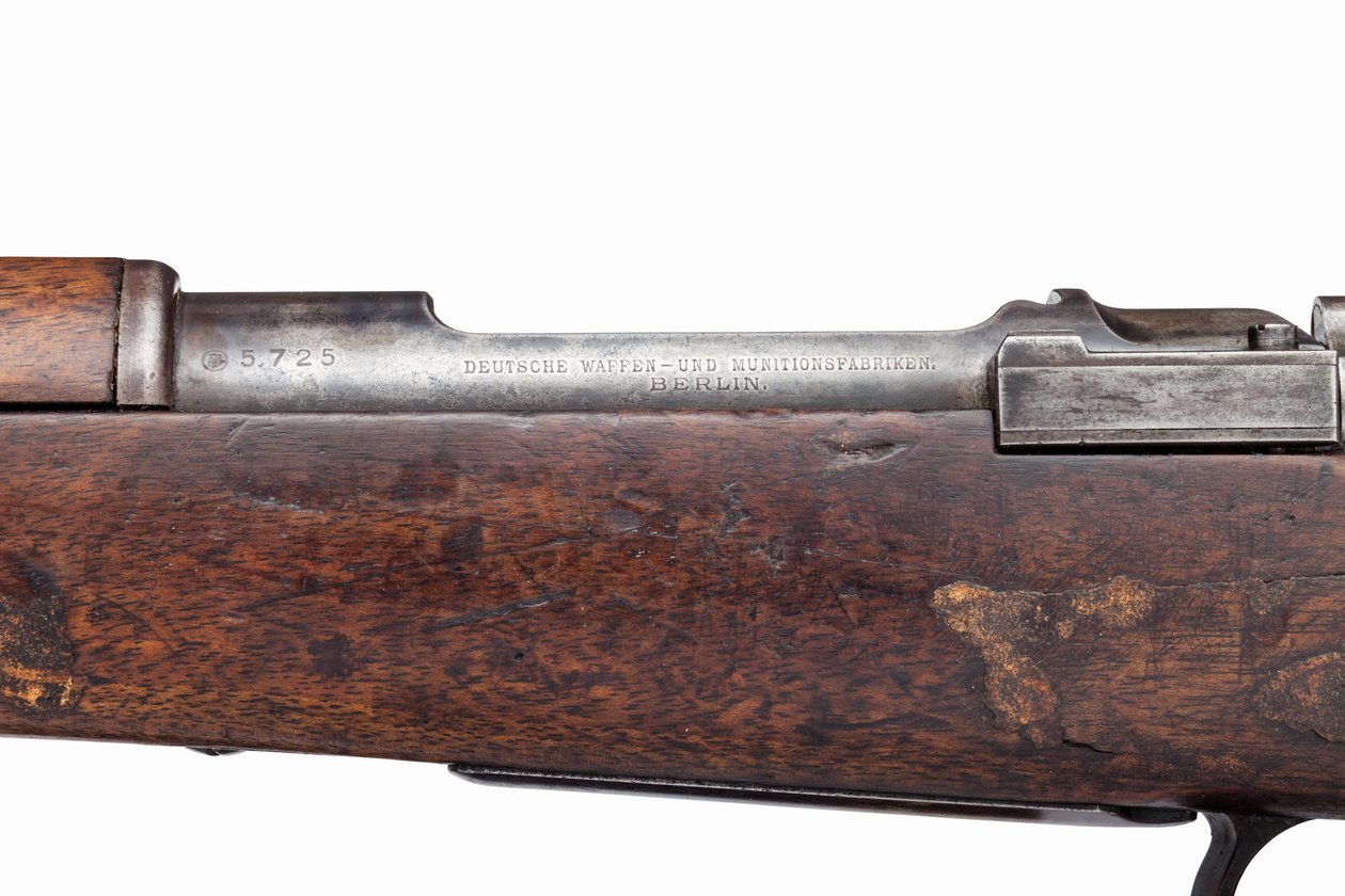 Carabina de Caballería Mauser 7 mm utilizada por los Comandos Bóer de German School