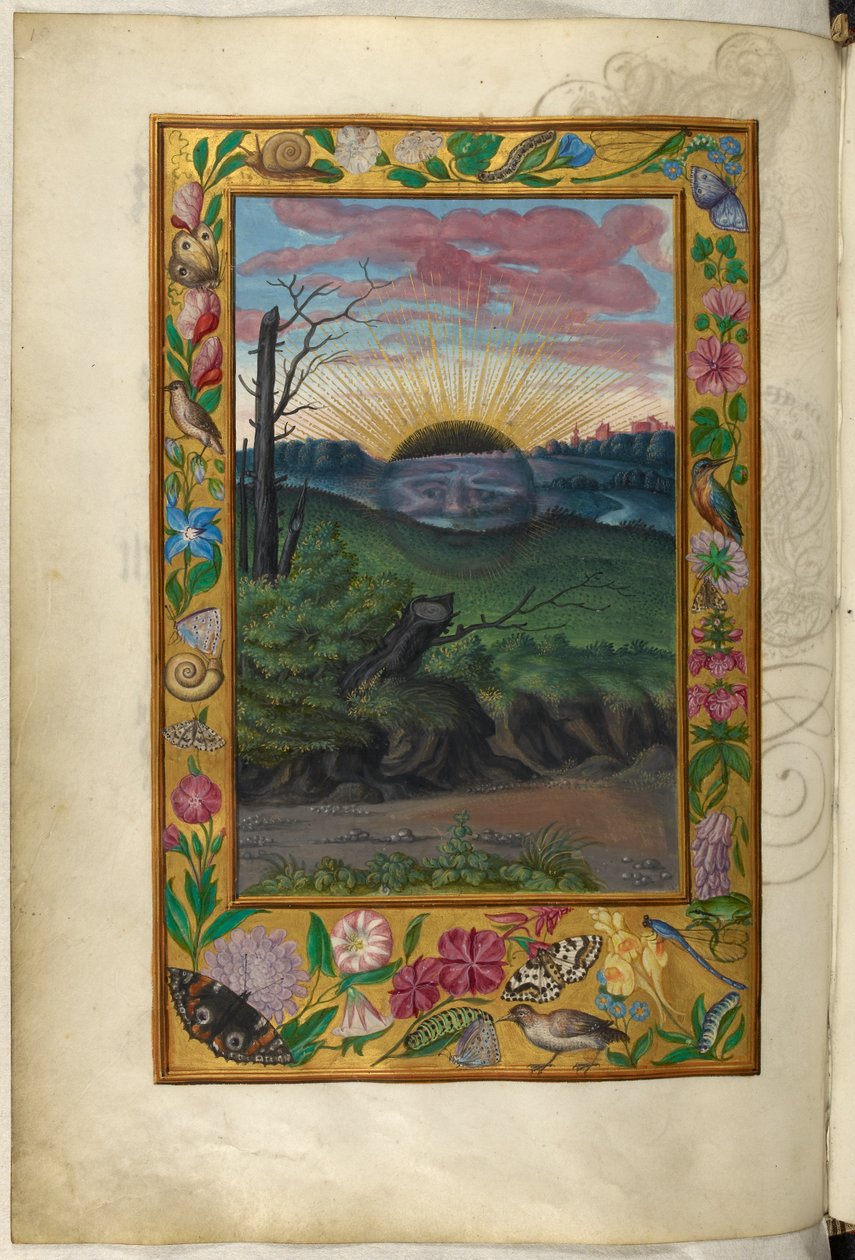 Ms Harley 3469, f.30v The Dark Sun, el Quinto Tratado, de 
