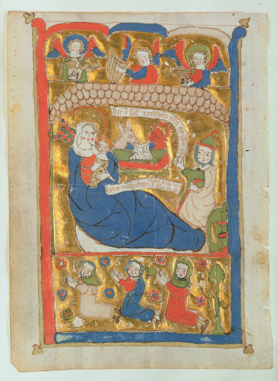 Escena de la Natividad de German School