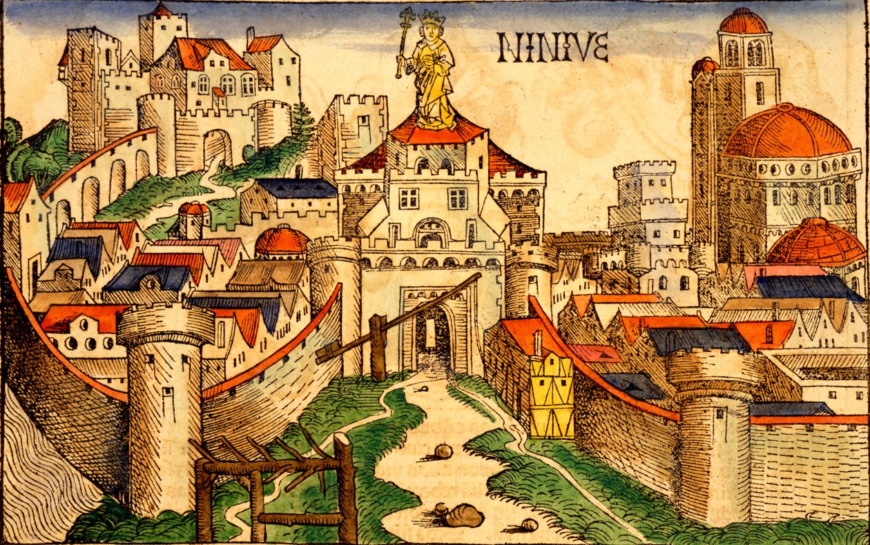 Nínive, del Liber Chronicarum de Hartmann Schedel, 1493 de German School