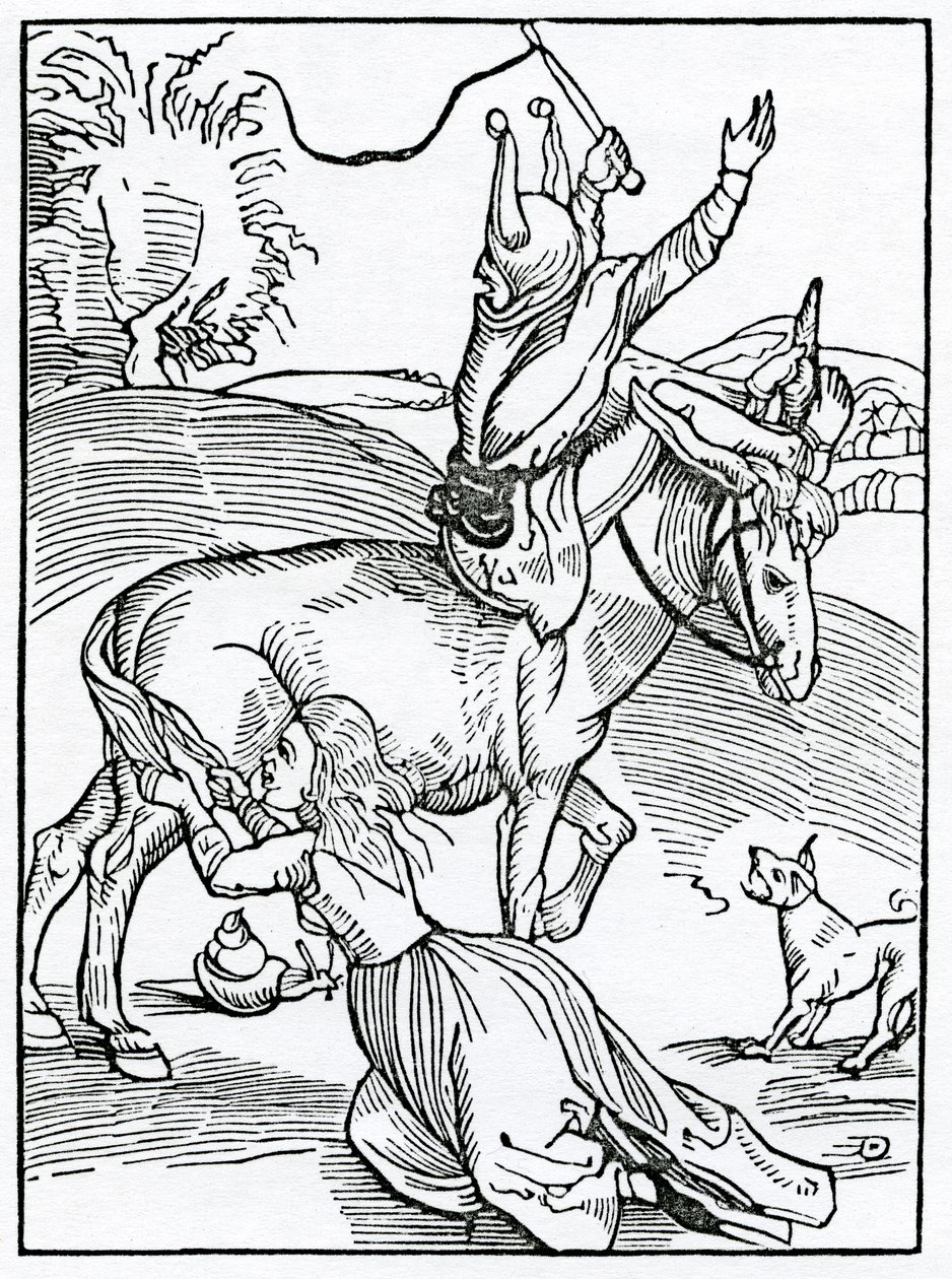 De gran ira, procedente de pequeña ocasión, ilustración de la traducción al inglés de Alexander Barclay de 