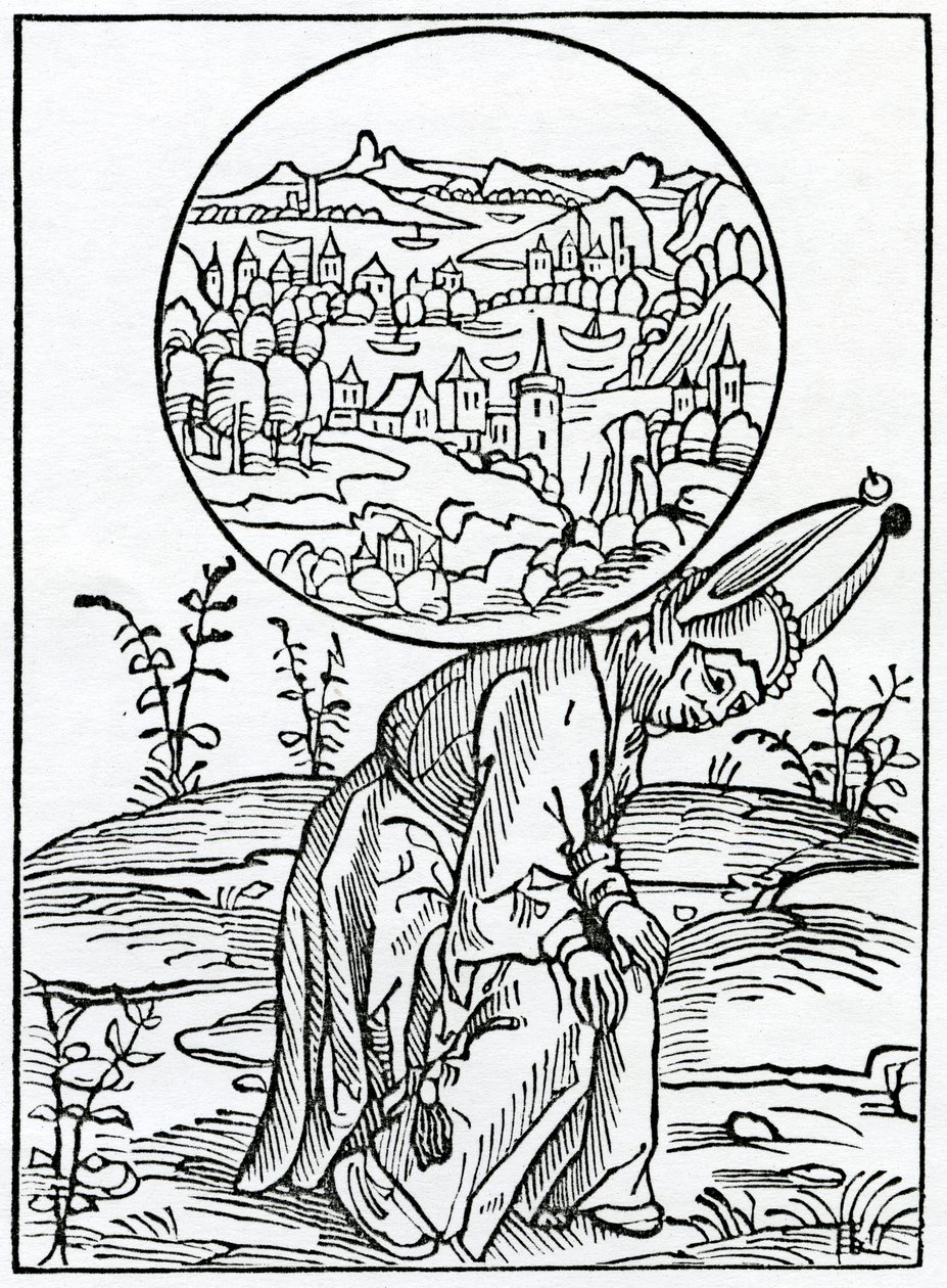 De la excesiva y costosa curiosidad de los hombres, ilustración de la traducción al inglés de Alexander Barclay de 