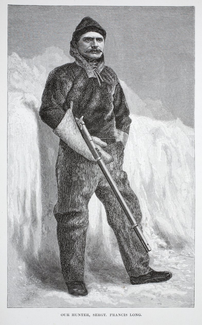 Nuestro cazador, sargento Francis Long, pub. Londres 1886 de German School