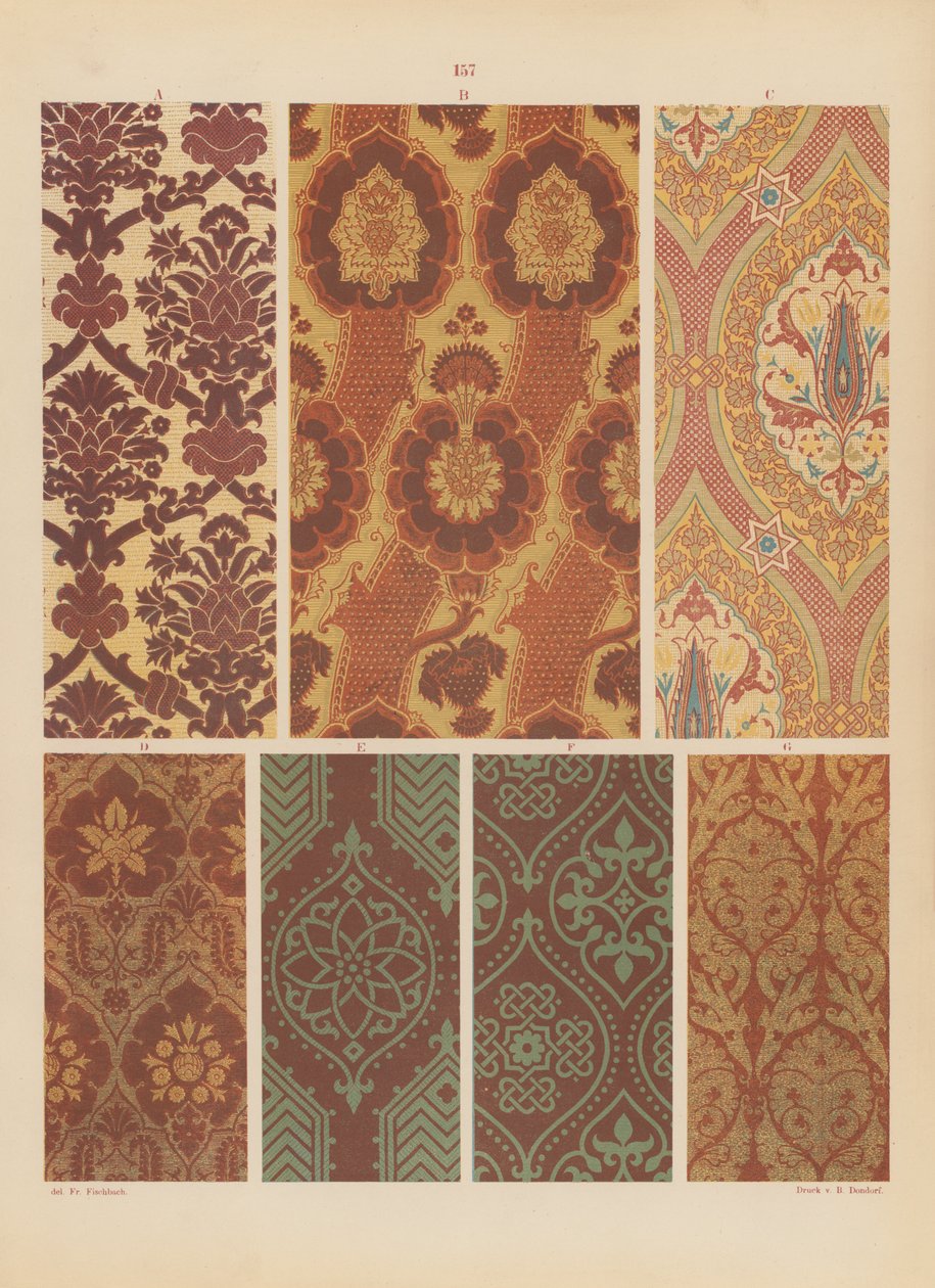 Página de Ornamente de Gewebe de German School