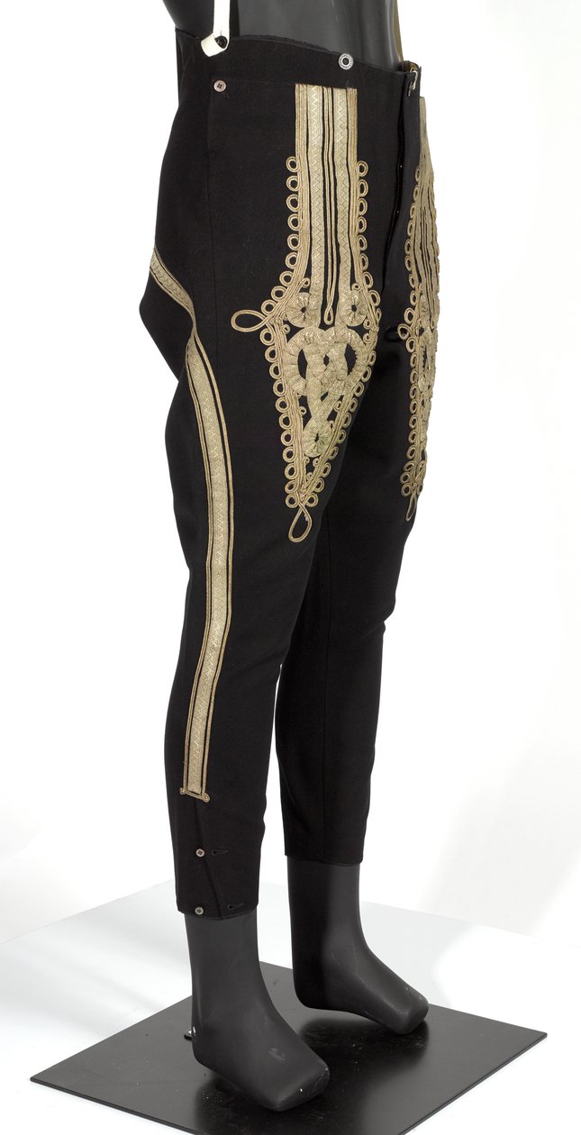 Pantalones, HRH El Duque de Connaught, 3er Húsares de Zieten, Ejército Alemán, antes de 1914 de German School