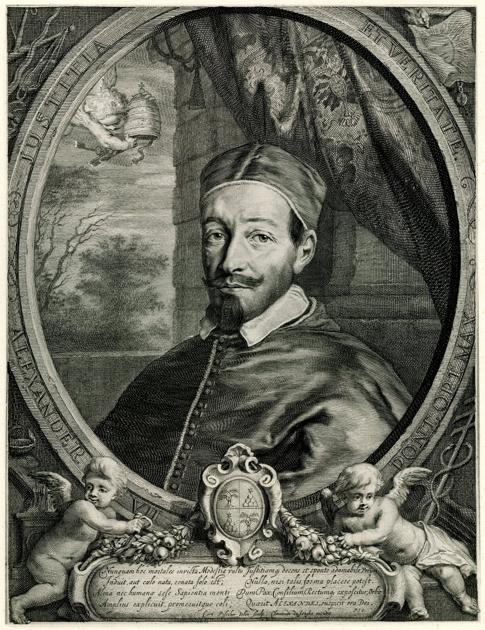 Papa Alejandro VII de German School