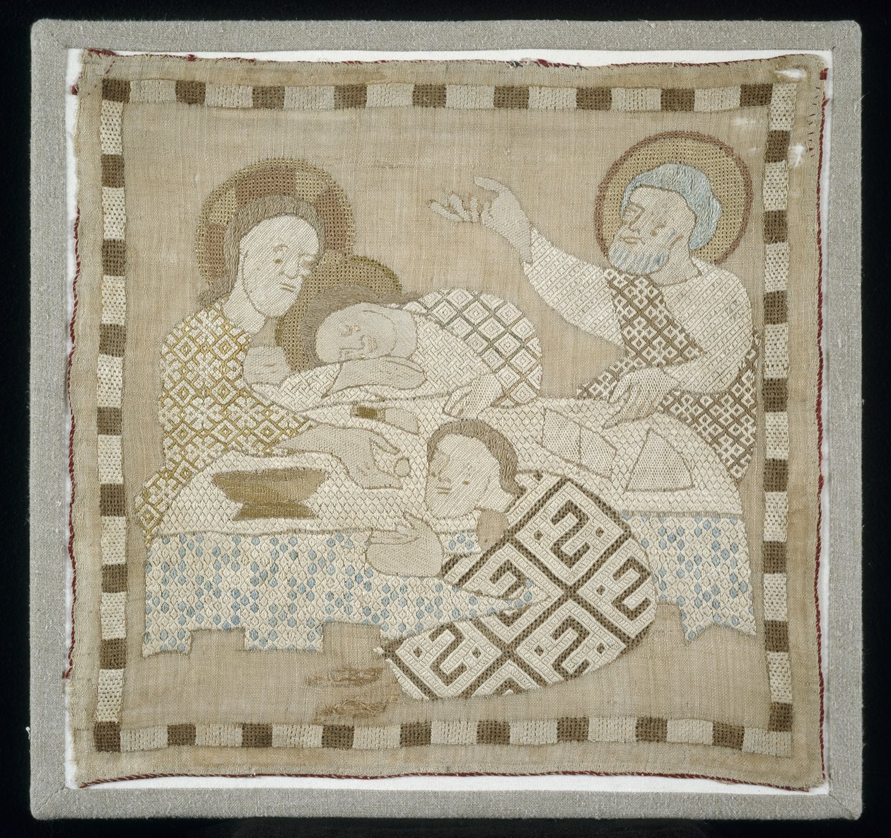 Parte de un antipendio que representa la Última Cena, 1300-10 de German School