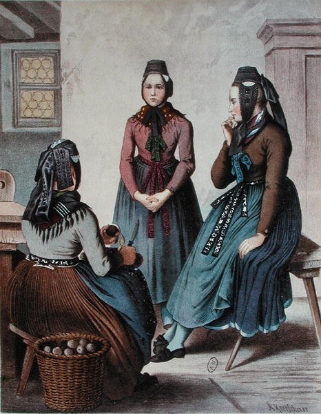 Pelando Patatas, mediados del siglo XIX de German School