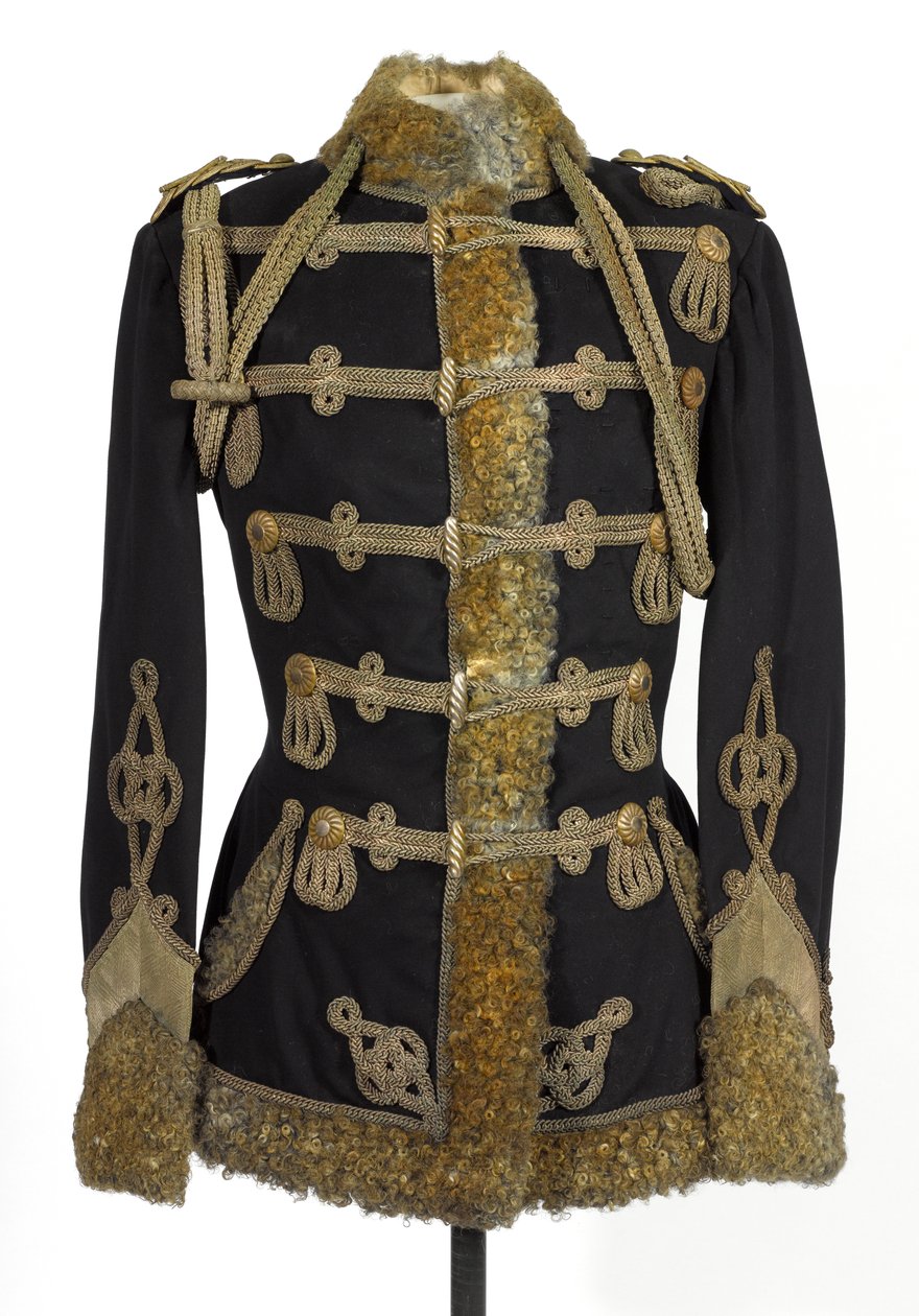 Pelisse, 3º Húsares de Zieten, SAR El Duque de Connaught, antes de 1914 de German School