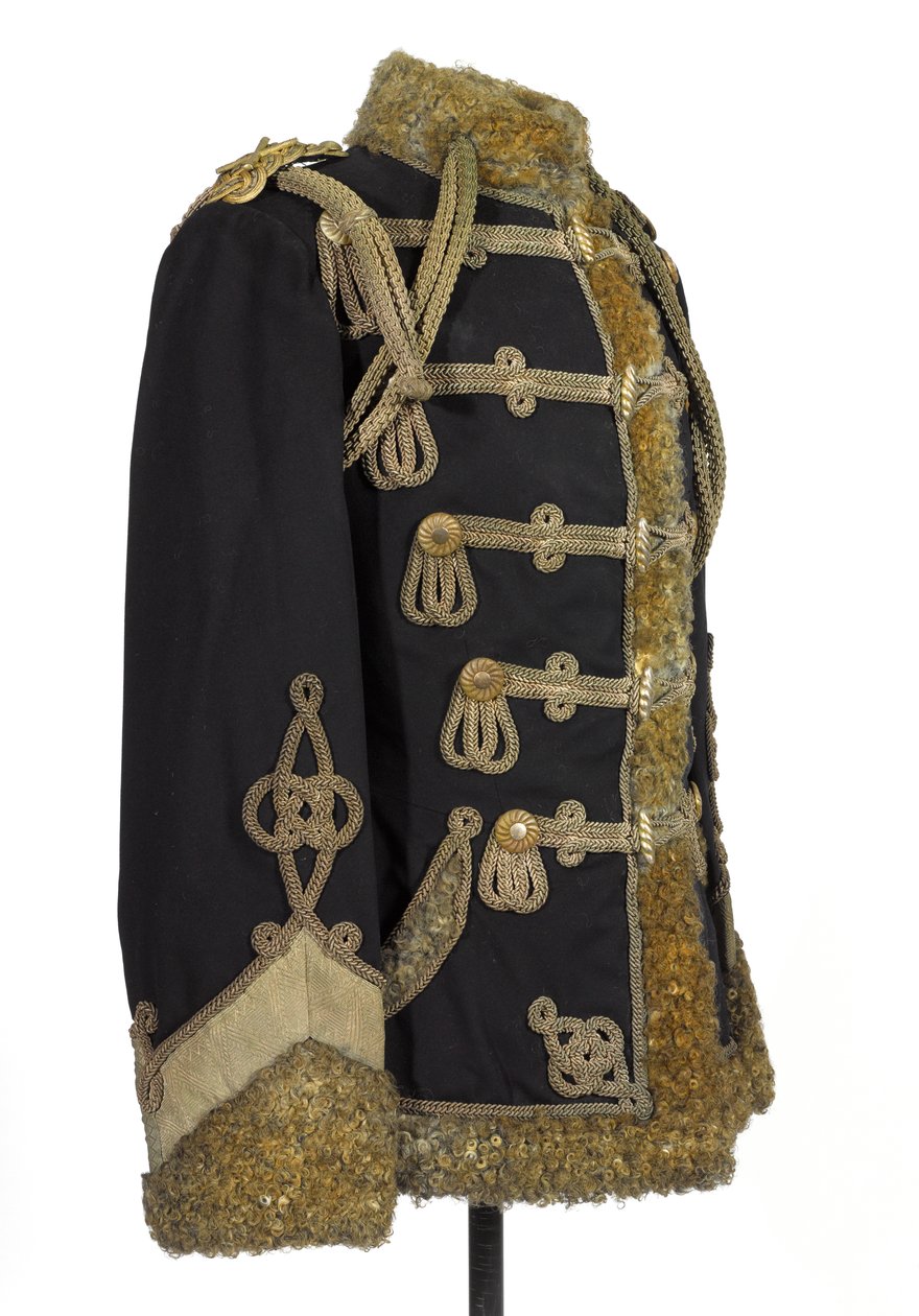 Pelisse, 3º Húsares de Zieten, SAR El Duque de Connaught, antes de 1914 de German School