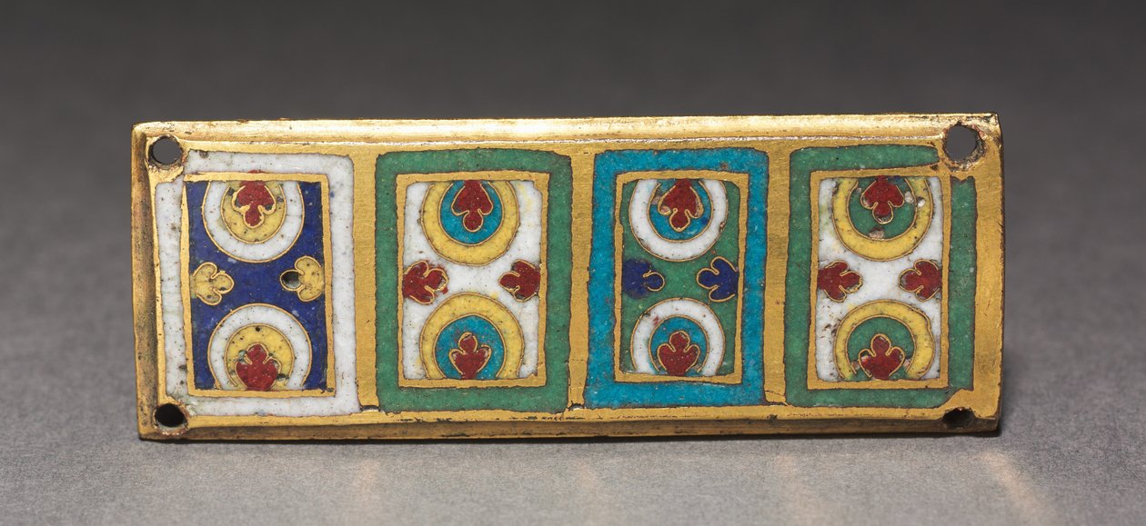 Placa de un santuario relicario, c.1170 de German School