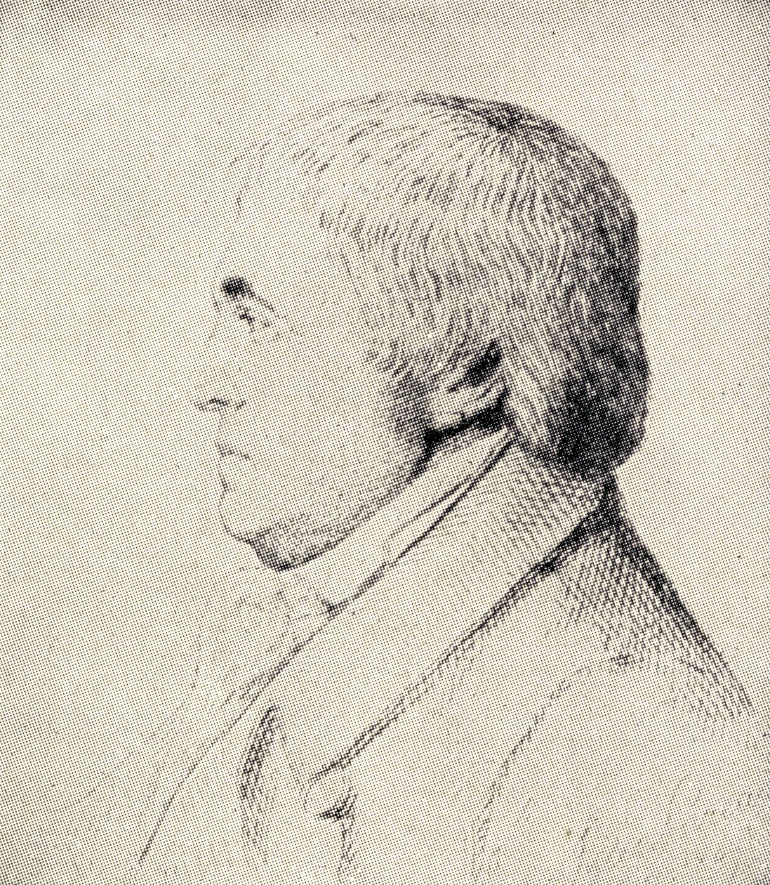 Retrato de Franz Anton Mesmer (1734-1815) médico alemán de German School