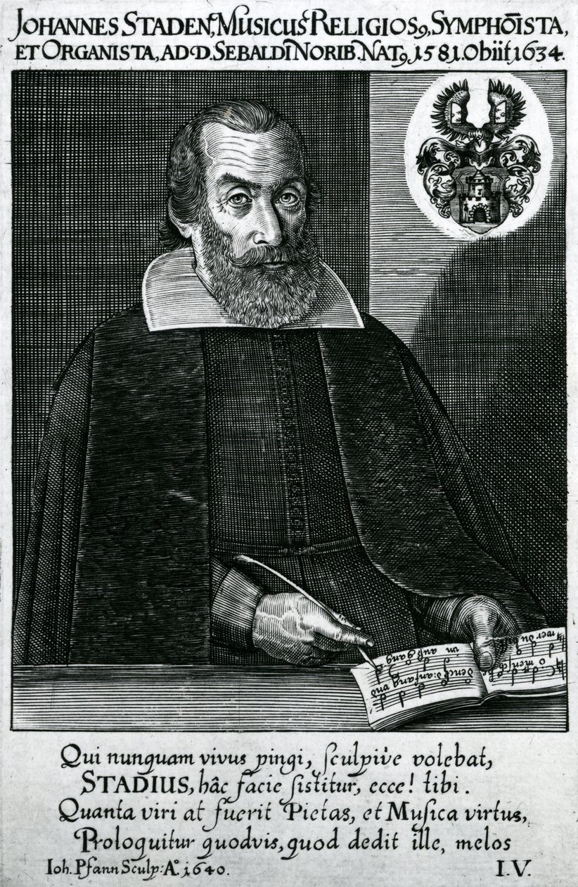 Retrato de Johann Staden (1581-1634) de German School