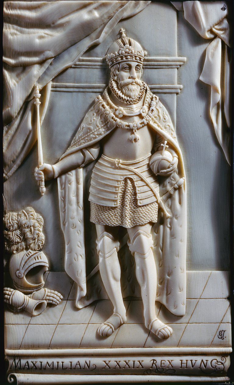 Retrato de Maximiliano II como Rey de Hungría de German School