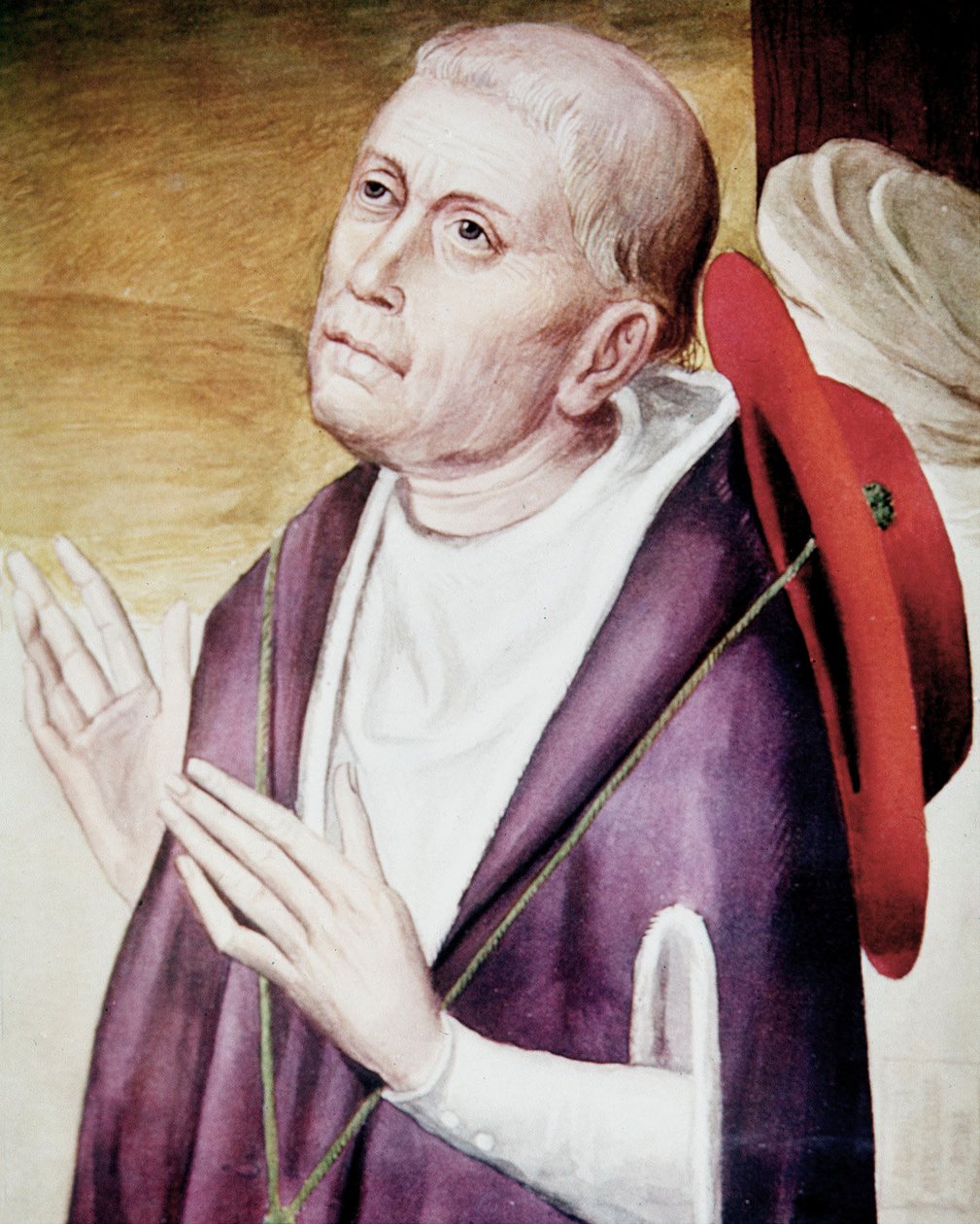 Retrato de Nicolás de Cusa de German School