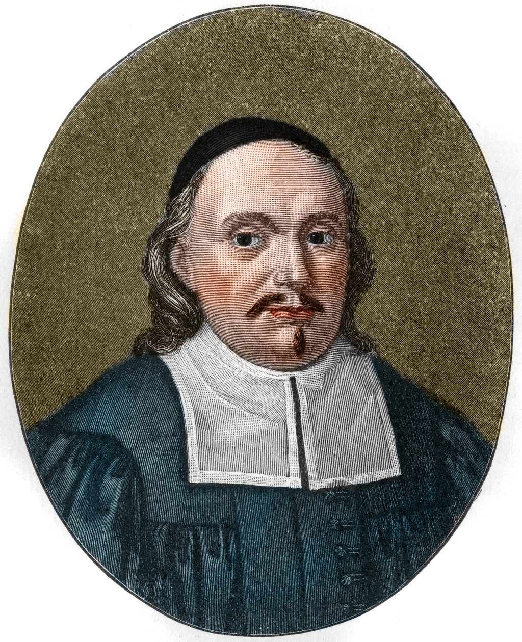 Retrato de Paul Gerhardt de German School