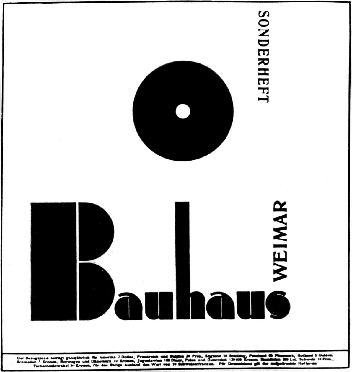 Cartel de la Bauhaus (impresión) de German School