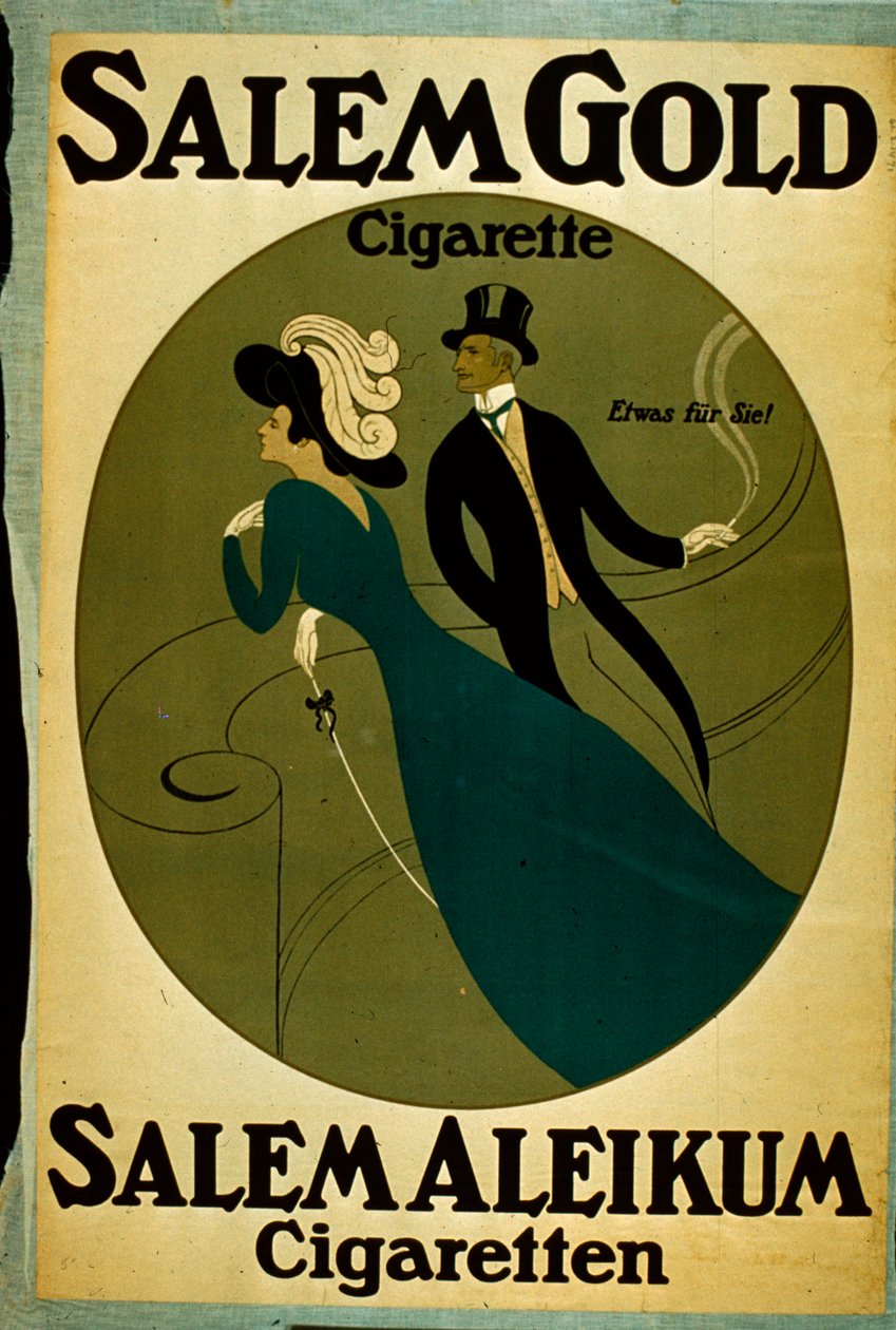Anuncio de Cigarrillos Salem Gold de German School
