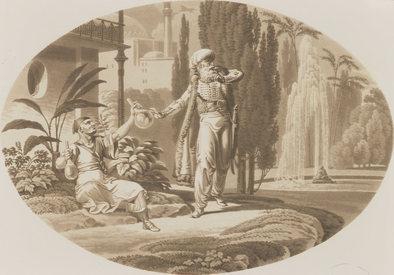 Escena de Las bodas de Fígaro de Wolfgang Amadeus Mozart de German School