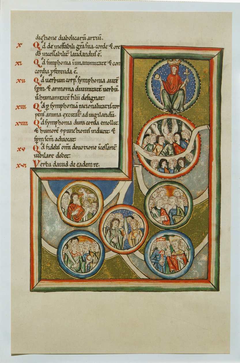 " Scivias " de la monja y mística alemana Hildegard von Bingen ... de German School
