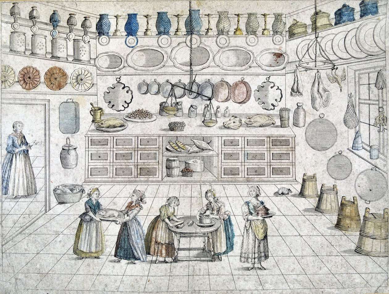 Sirvientes en la cocina, Alemania de German School