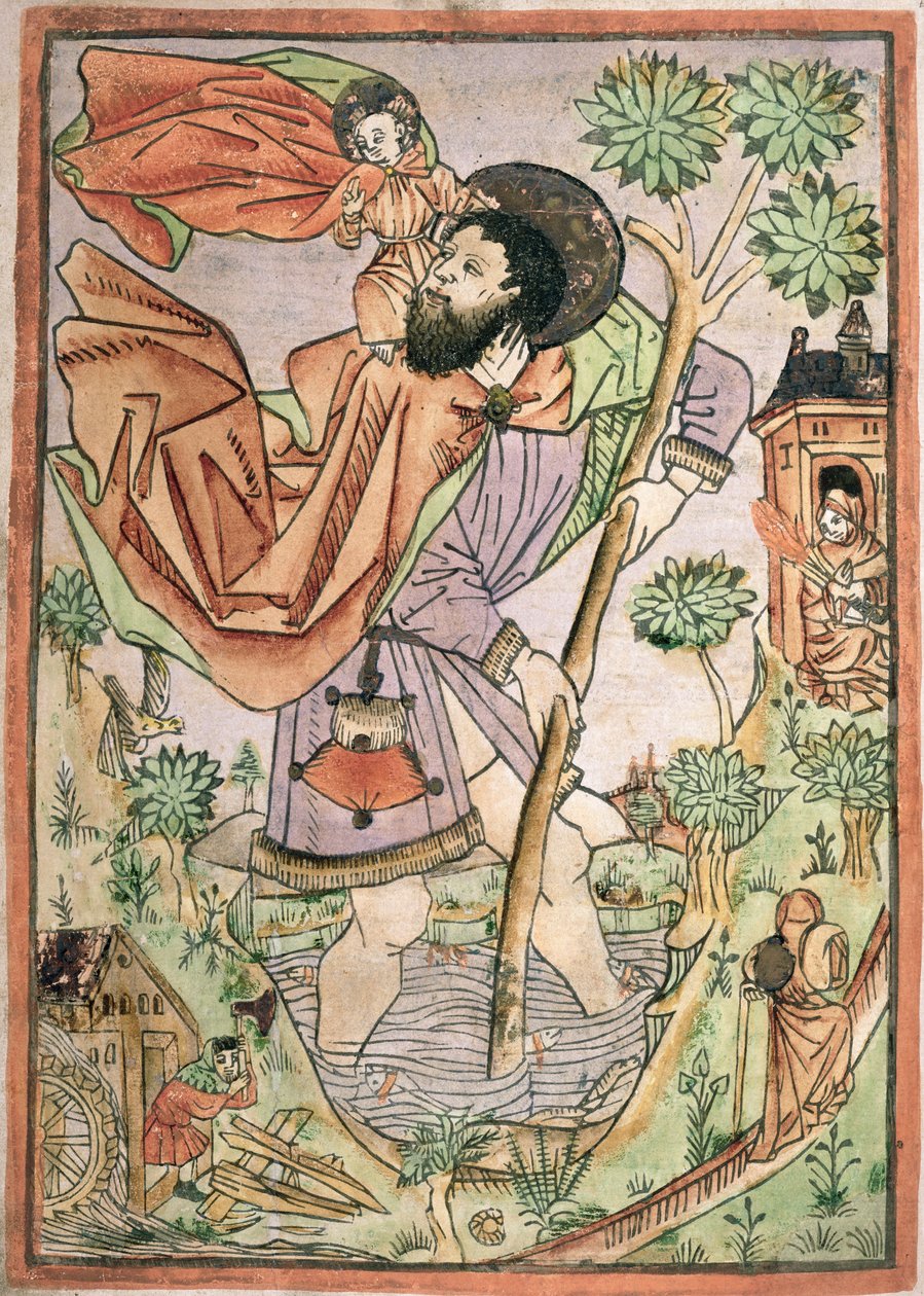 San Cristóbal: Alemán, c.1470 de German School