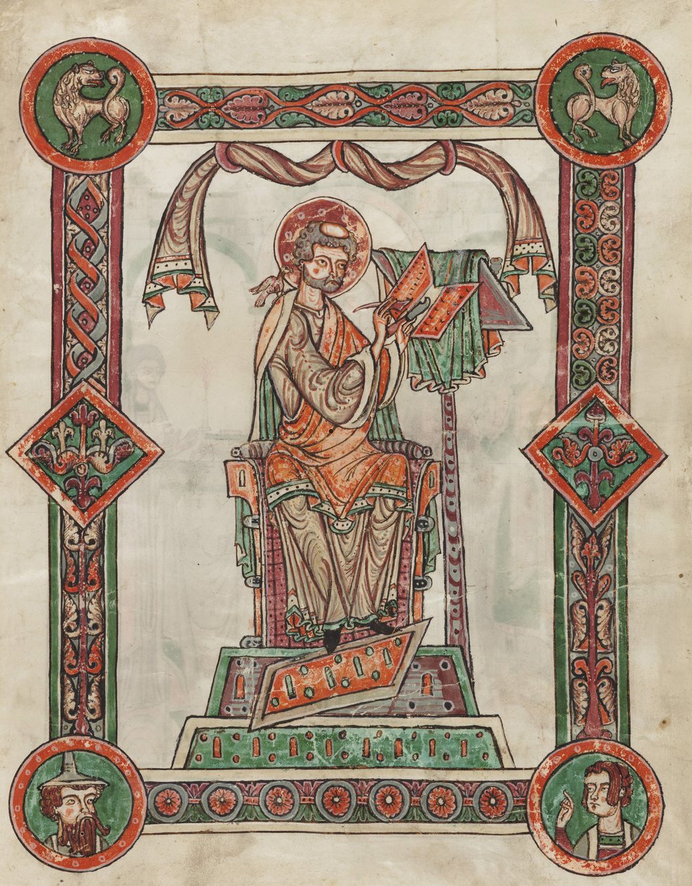 San Gregorio como autor, 1181-1200 de German School