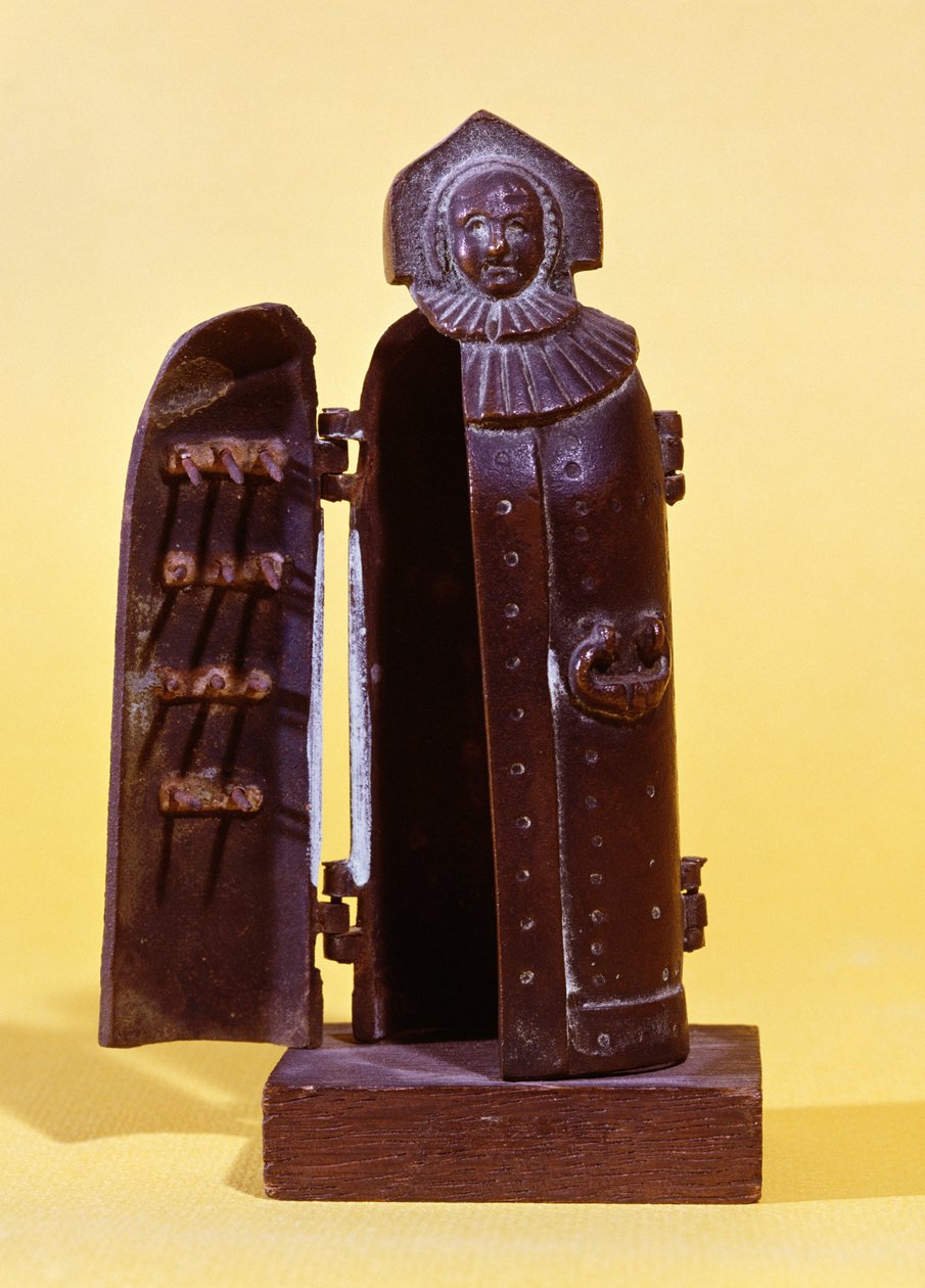 Estatuilla de la Virgen Negra de Núremberg, reducción de una estatua del siglo XV, utilizada para torturar a las brujas de German School