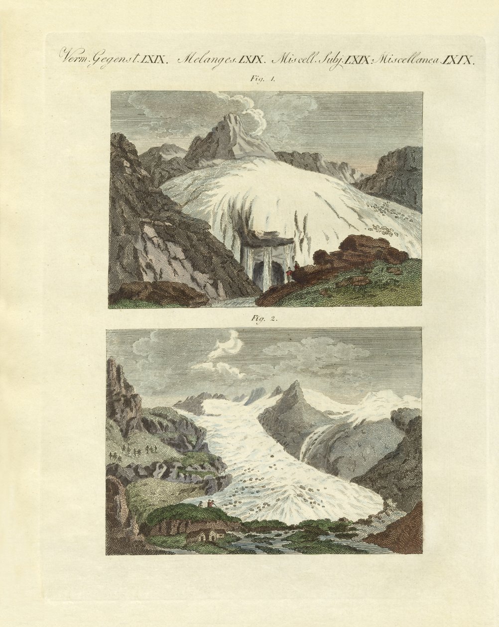 Glaciares extraños como el nacimiento de grandes ríos de German School