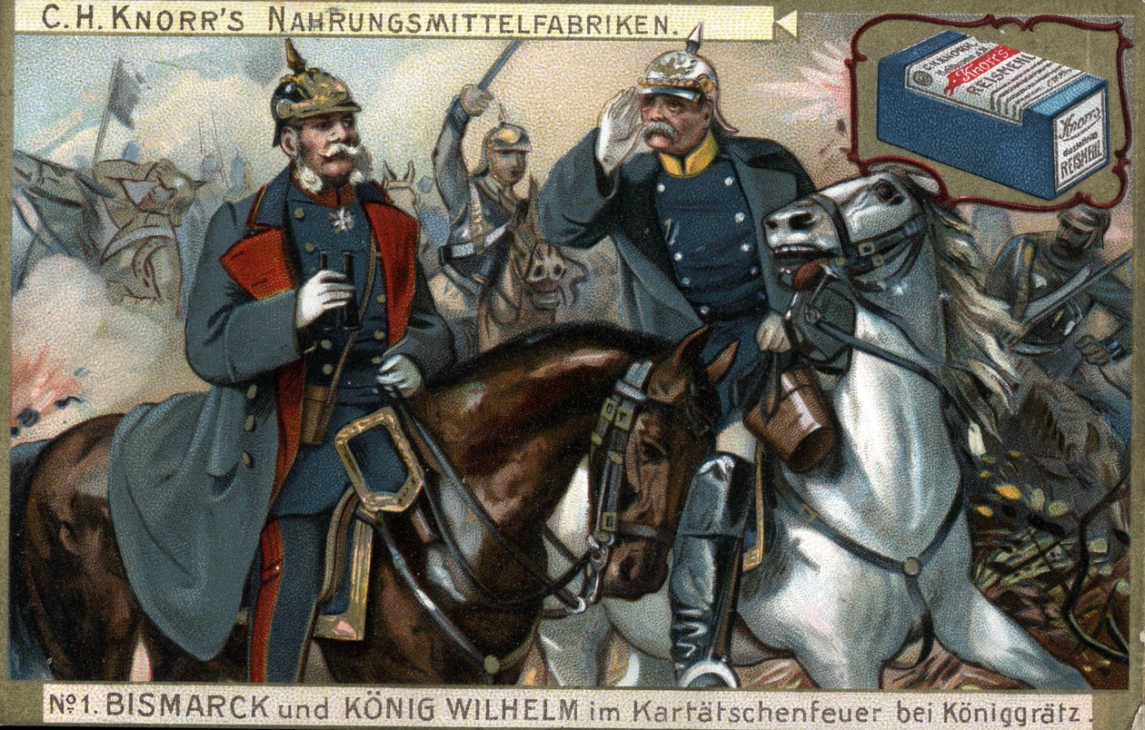 La batalla de Sadowa (también conocida como Königgrätz, 3 de julio) de German School